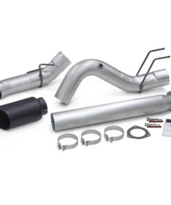 Banks Power 2017 Ford 6.7L 5in Monster Exhaust System - Single Exhaust w/ Black Tip