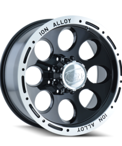 ION Type 174 16x8 / 5x135 BP / -5mm Offset / 87mm Hub Black/Machined Wheel