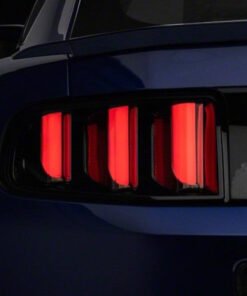 Raxiom 13-14 Ford Mustang Vector V2 Tail Lights- Black Housing (Clear Lens)