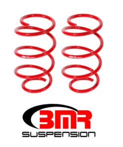 BMR 15-17 S550 Mustang Front Drag Version Lowering Springs - Red