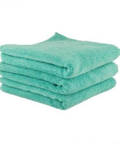 Chemical Guys Workhorse Microfiber Towel (Exterior)- 16in x 16in - Green - 3 Pack - Case of 16
