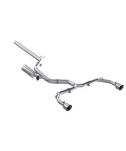MBRP 2022 Volkswagen Golf GTI MK8 T304 SS 3in Cat-Back Exhaust 2.5in Dual Split Rear w/ SS Tips