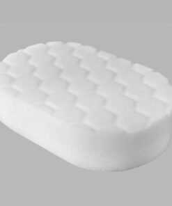 Chemical Guys Hex-Logic Polishing Hand Applicator Pad - White - 3in x 6in x 1in - Case of 24