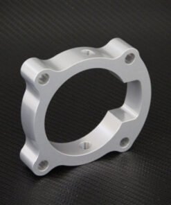 Torque Solution Throttle Body Spacer (Silver): Hyundai Genesis Coupe 2.0T 2010-2012