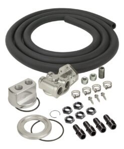 Derale 15780 Single Mount Universal Oil Filter Relocation Kit