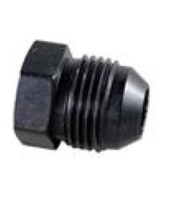 Fragola -16AN Aluminum FlarePlug - Black