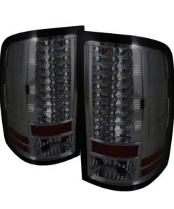 Spyder GMC Sierra 07-13 (Not fit 3500 Dually 4 Rear Wheels)LED Tail Lights Smoke ALT-YD-GS07-LED-SM