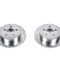 Power Stop 03-07 Jeep Liberty Rear Evolution Drilled & Slotted Rotors - Pair