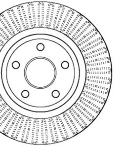 StopTech Drilled Sport Brake Rotor 11-17 Jeep Grand Cherokee (Excluding SRT8)
