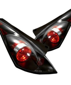 Spyder Nissan 350Z 03-05 Euro Style Tail Lights Black ALT-YD-N350Z02-BK