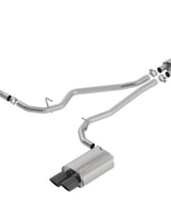 Borla 2020 Ford Explorer ST 3.0L V6 2.25in S-type Exhaust - Black Chrome Tips