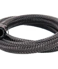 Torque Solution Nylon Braided Rubber Hose -6AN 10ft (0.34in ID)