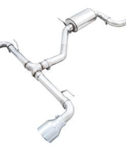 AWE 2022 VW GTI MK8 Touring Edition Exhaust - Chrome Silver Tips