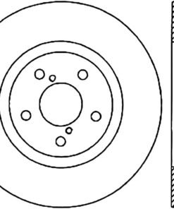 StopTech Power Slot 05-08 STi (5x114.3) CRYO Front Left Rotor