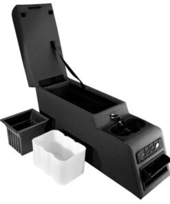 Rugged Ridge Ultimate Locking Console Black Denim 76-95 Jeep CJ&Wrangl