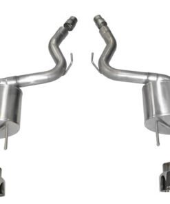Corsa 15-16 Ford Mustang GT 5.0 3in Axle Back Exhaust Polish Quad Tips (Sport)