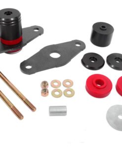 BMR 11-18 Dodge Challenger Motor Mount Polyurethane Bushing Upgrade Kit - Black Anodized