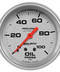 Autometer Ultra-Lite 66.7mm Mechanical 0-100 PSI Oil Pressure Gauge