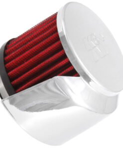 K&N 1.375in Flange ID x 3in OD x 2.5in Height Clamp On Crankcase Vent Filter