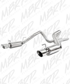 MBRP 05-09 Ford Shelby GT500 / GT Dual Split Rear Race Version, T409 4in Tips Exhaust System