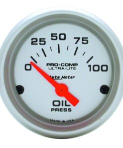 Autometer Ultra-Lite 52mm 0-100 PSI Electronic Oil Pressure Gauge