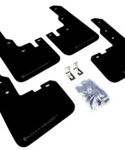 Rally Armor 2016-2017 Toyota Rav4 UR Black Mud Flap w/ Grey Logo