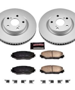 Power Stop 09-10 Pontiac Vibe Front Z17 Evolution Geomet Coated Brake Kit