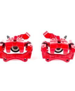 Power Stop 01-05 Mazda Miata Rear Red Calipers w/Brackets - Pair