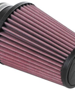 K&N Universal Clamp-On Air Filter 3in Flange ID x 5in Base OD x 3.5in Top OD x 6in Height