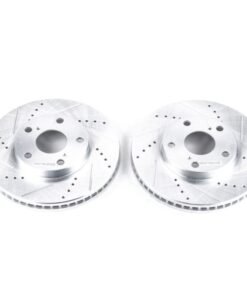 Power Stop 92-01 Lexus ES300 Front Evolution Drilled & Slotted Rotors - Pair