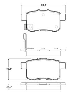 StopTech Performance Touring Brake Pads