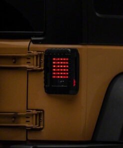 Raxiom 07-18 Jeep Wrangler JK LED Tail Lights- Black Housing (Smoked Lens)