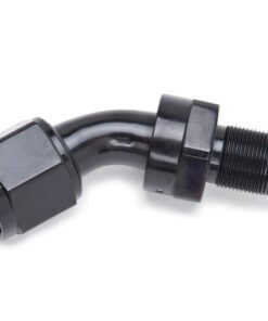 Russell Performance -10 AN 45 Degree Hose End Without Socket - Black