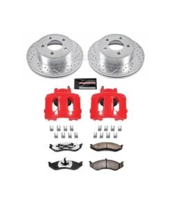 Power Stop 99-01 Jeep Cherokee Z36 Truck and Tow Kit w/ Calipers - Front