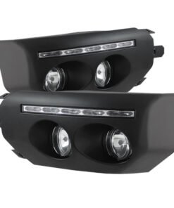 Spyder Toyota FJ Cruiser 07-14 Fog Lights With LED Daytime Running Lights w/swch Blk FL-DRL-TFJ07-BK