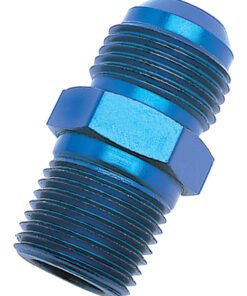 Russell Performance -4 AN to 1/8in NPT Straight Flare to Pipe (Blue)