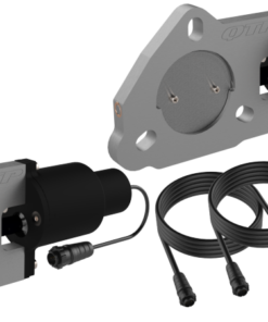 QTP 2.25in Bolt-On QTEC Dual Electric Cutout Valves - Pair