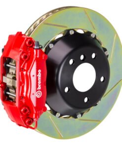 Brembo 19+ Mazda3 Front GT BBK 4 Piston Cast 345x28 2pc Rotor Slotted Type-1-Red