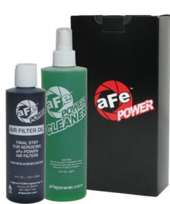aFe Air Filter Restore Kit (8oz Squeeze Oil & 12oz Spray Cleaner) - Black