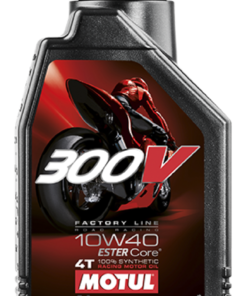Motul 1L Synthetic-ester Oil 300V Factory Line Road Racing 10W40 - Case of 12