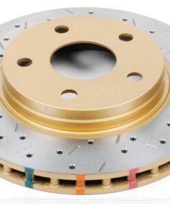DBA 07-18 Jeep Wrangler (302mm Front Rotor) Front 4000 Series Drilled & Slotted Rotor