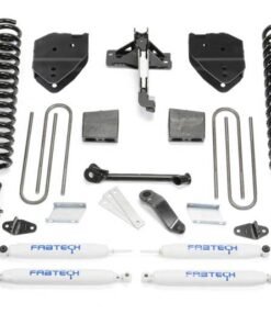 Fabtech 17-20 Ford F250/350 4WD Diesel 4in Basic System w/Perf. Shocks