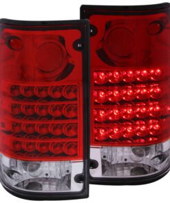 ANZO 1989-1995 Toyota Pickup LED Taillights Red/Clear