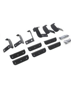 Go Rhino 2022 Toyota Tundra Crew Max Brackets for Dominator Extreme SideSteps - Tex. Black
