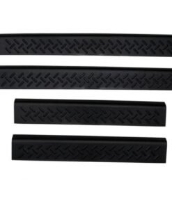 AVS 01-07 Chevy Silverado 2500 Crew Cab Stepshields Door Sills 4pc - Black