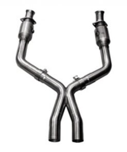 Kooks 05-10 Ford Mustang GT 4.6L 3V Auto/Manual 2 1/2in x 2 1/2in OEM Cat X Pipe Kooks HDR Req