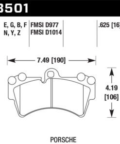 Hawk 07-15 Audi Q7 Base / Premium HP+ Compound Front Brake Pads