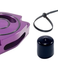 Torque Solution Blow Off BOV Sound Plate (Purple) 14+ Kia Forte Koup Turbo