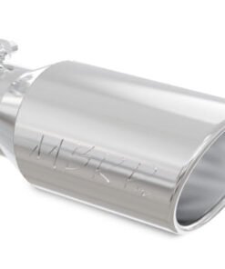 MBRP Universal Tip 4in OD 3in Inlet 10in Length Angled Rolled End T304