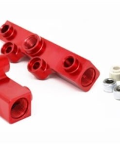 Torque Solution Top Feed Fuel Rails: 02-14 Subaru WRX / 07-18 STI - Red